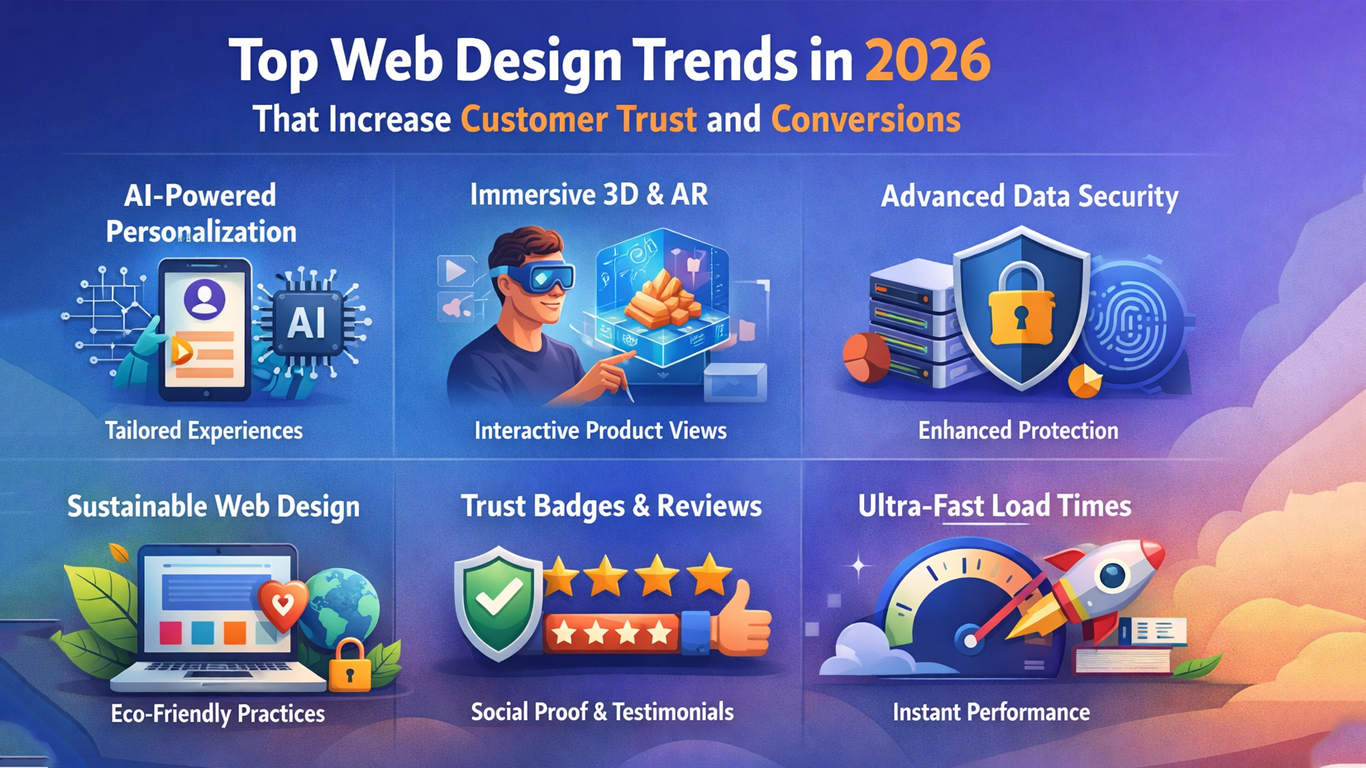 Top Web Design Trends in 2026 That Increase Customer Trust and Conversions