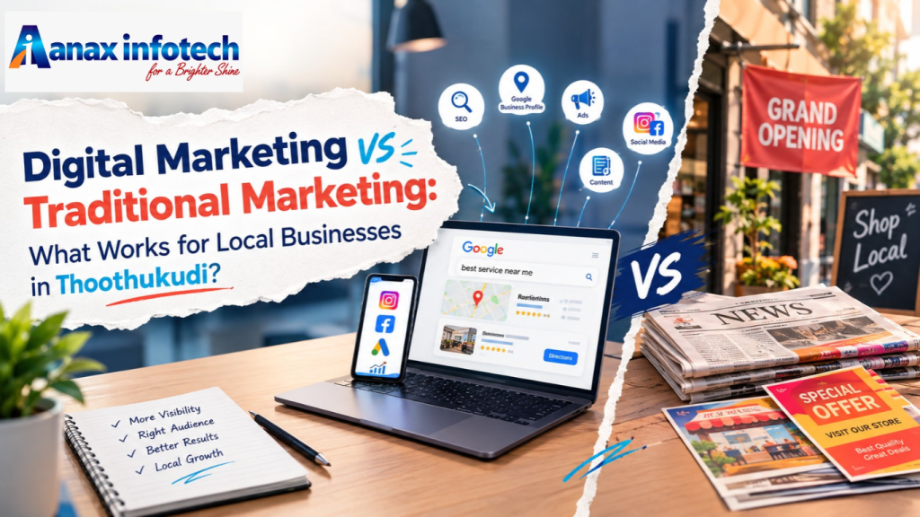 Digital marketing vs traditional marketing for local businesses in Thoothukudi